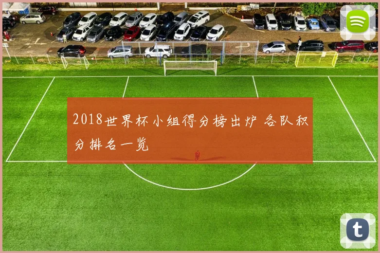2018世界杯小组得分榜出炉 各队积分排名一览